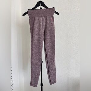 Gymshark Heathered Purple Leggings